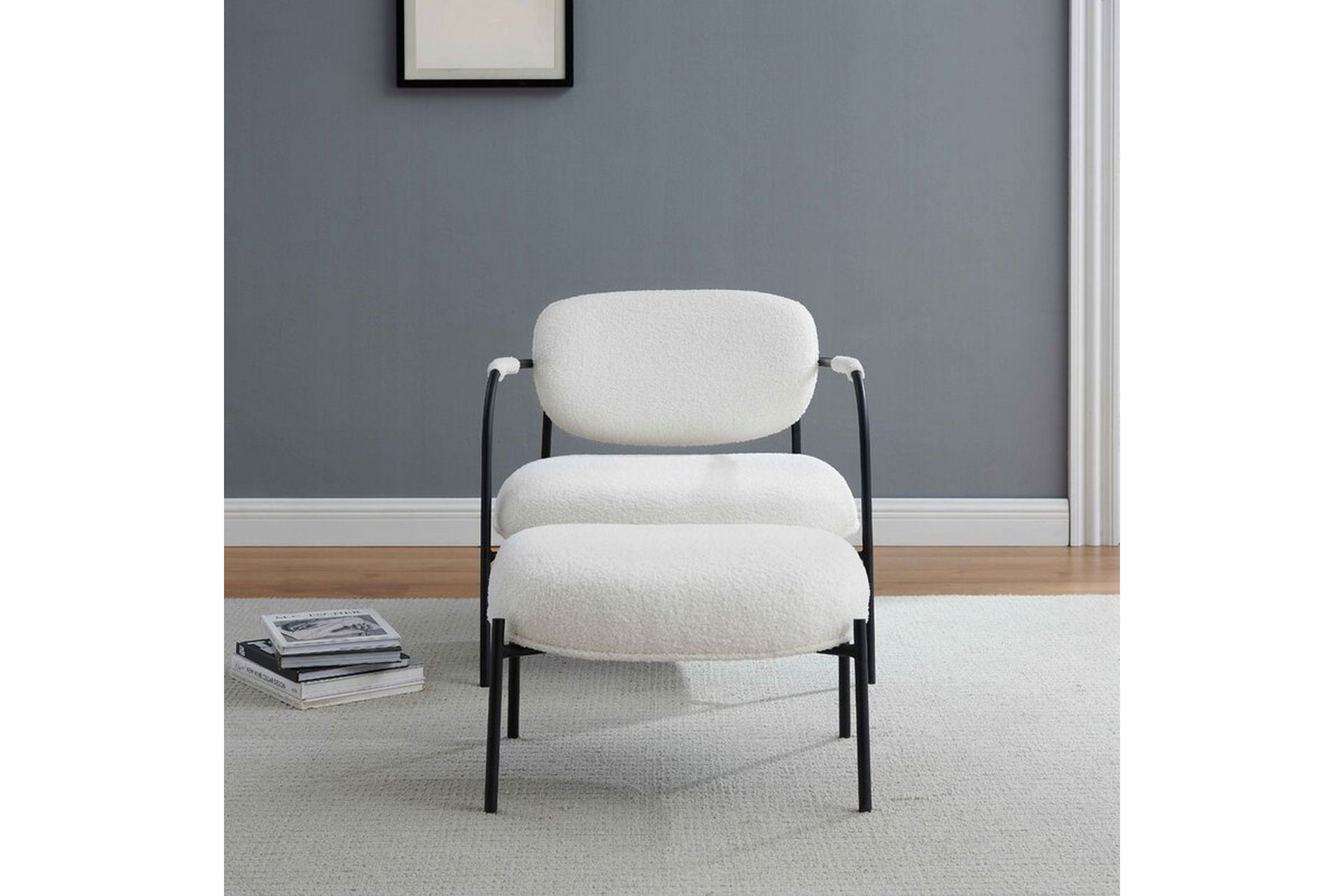 Hellen V2 Loungestol + Fotskammel - Møbler - Stoler & lenestoler - Lenestoler