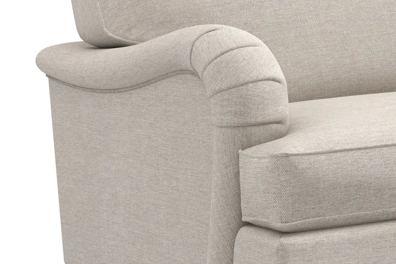 Howard Classic Lenestol med Fotskammel - Beige - Møbler - Stoler & lenestoler - Lenestoler - Lenestol med fotskammel