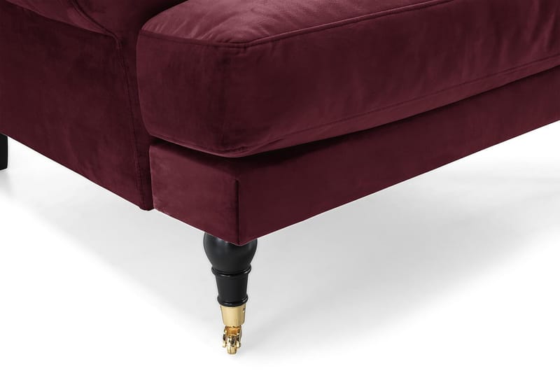 Andrew Fløyelslenestol - Lilla/Messing - Møbler - Stoler & lenestoler - Lenestoler - Howard lenestol