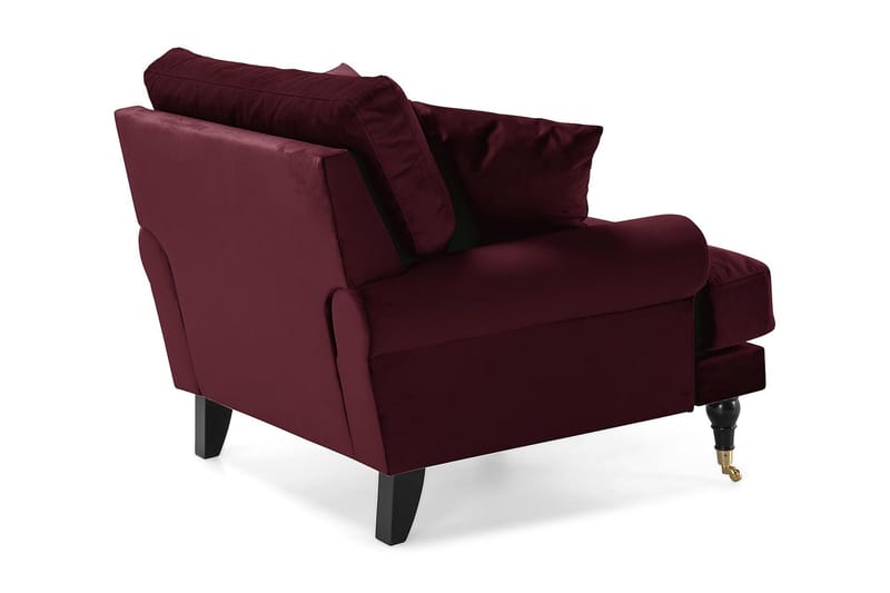 Andrew Fløyelslenestol - Lilla/Messing - Møbler - Stoler & lenestoler - Lenestoler - Howard lenestol