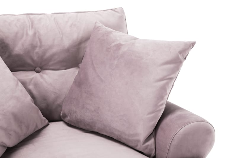 Andrew Lenestol Fløyel - Lilla/Krom - Møbler - Stoler & lenestoler - Lenestoler - Howard lenestol