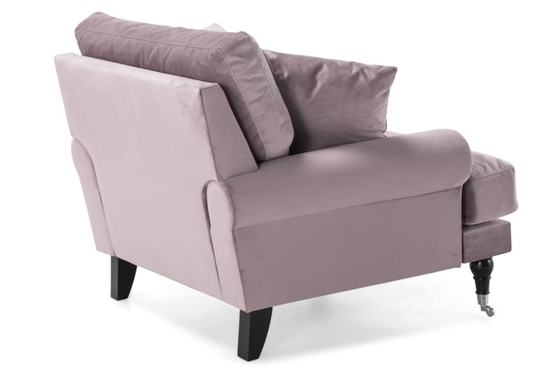 Andrew Lenestol Fløyel - Lilla/Krom - Møbler - Stoler & lenestoler - Lenestoler - Howard lenestol