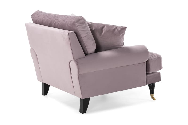 Andrew Lenestol Fløyel - Lilla/Messing - Møbler - Stoler & lenestoler - Lenestoler - Howard lenestol