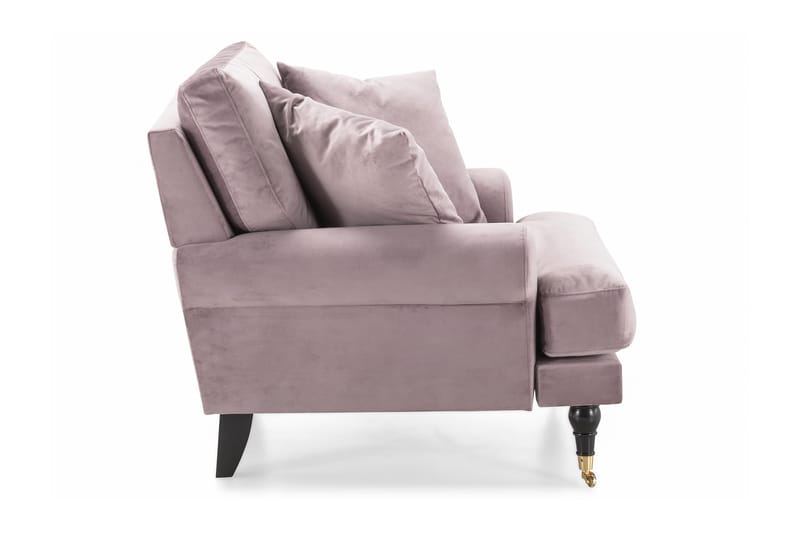 Andrew Lenestol Fløyel - Lilla/Messing - Møbler - Stoler & lenestoler - Lenestoler - Howard lenestol