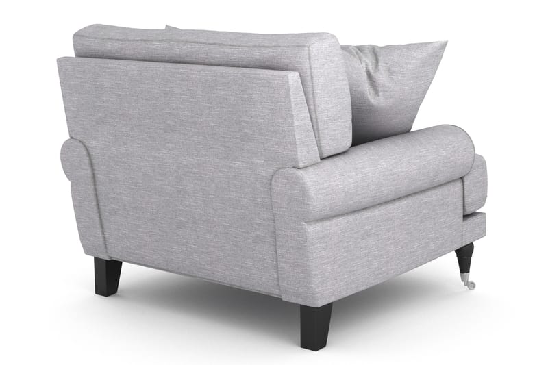 Andrew Lenestol - Lysegrå/Krom - Møbler - Stoler & lenestoler - Lenestoler - Howard lenestol