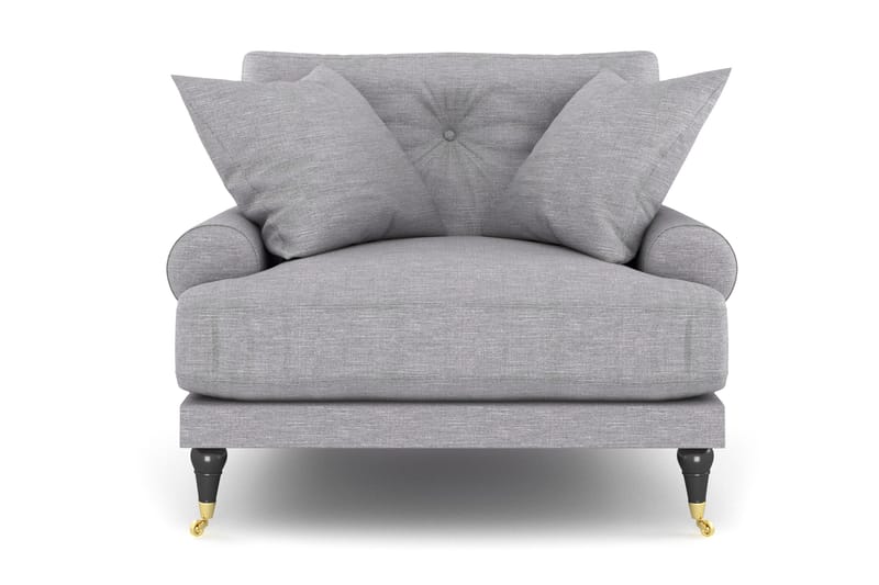 Andrew Lenestol - Lysegrå/Messing - Møbler - Stoler & lenestoler - Lenestoler - Howard lenestol