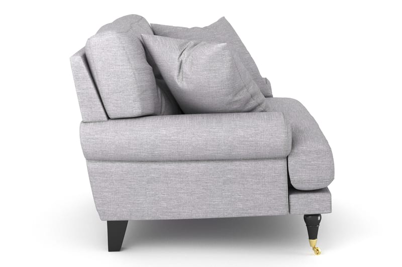 Andrew Lenestol - Lysegrå/Messing - Møbler - Stoler & lenestoler - Lenestoler - Howard lenestol