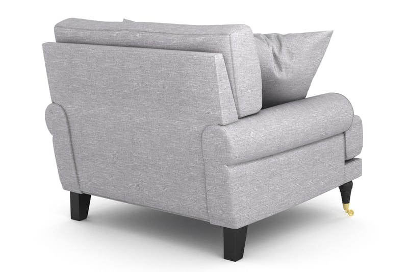 Andrew Lenestol - Lysegrå/Messing - Møbler - Stoler & lenestoler - Lenestoler - Howard lenestol