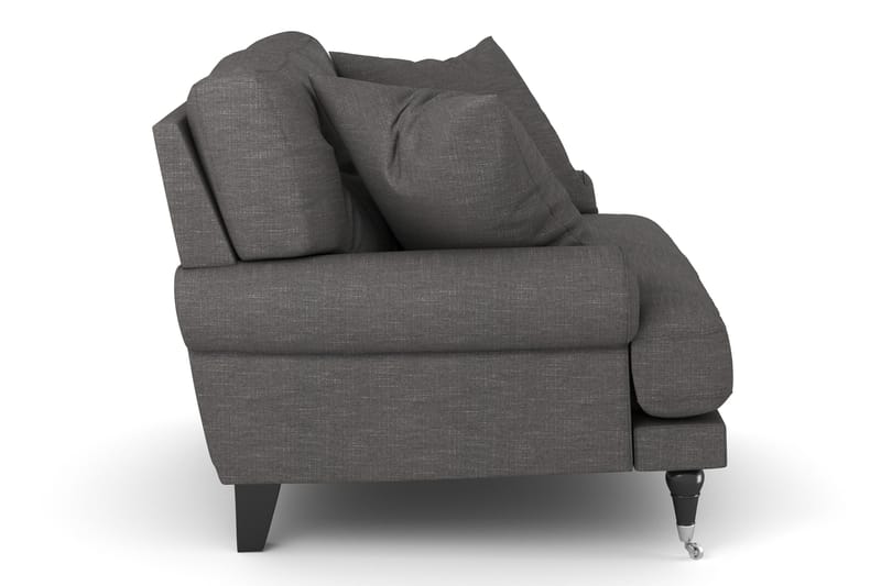 Andrew Lenestol - Mørkegrå/Krom - Møbler - Stoler & lenestoler - Lenestoler - Howard lenestol