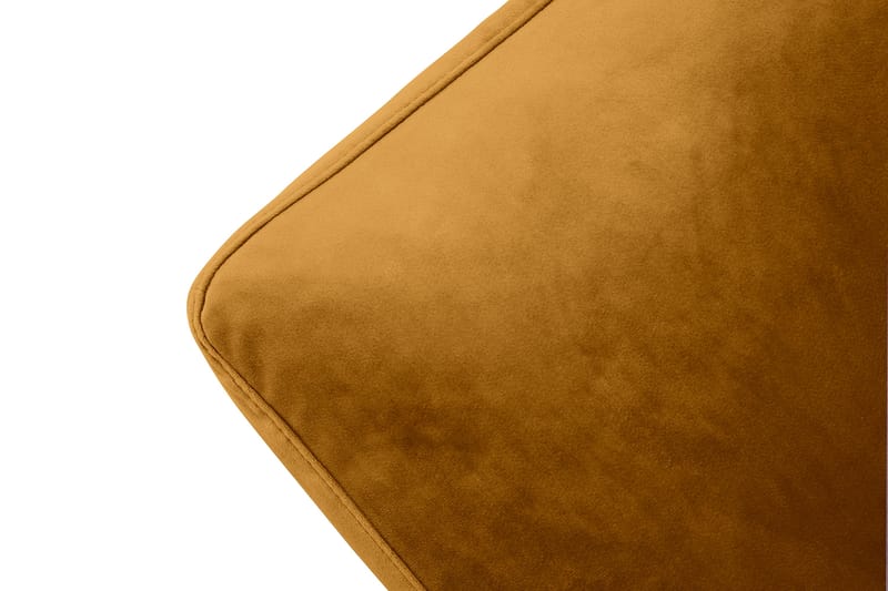 Andrew Lenestol med Fotskammel Fløyel - Amber/Messing - Møbler - Stoler & lenestoler - Lenestoler - Howard lenestol