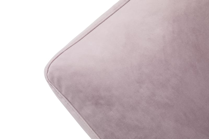 Andrew Lenestol med Fotskammel Fløyel - Lilla/Krom - Møbler - Stoler & lenestoler - Lenestoler - Howard lenestol