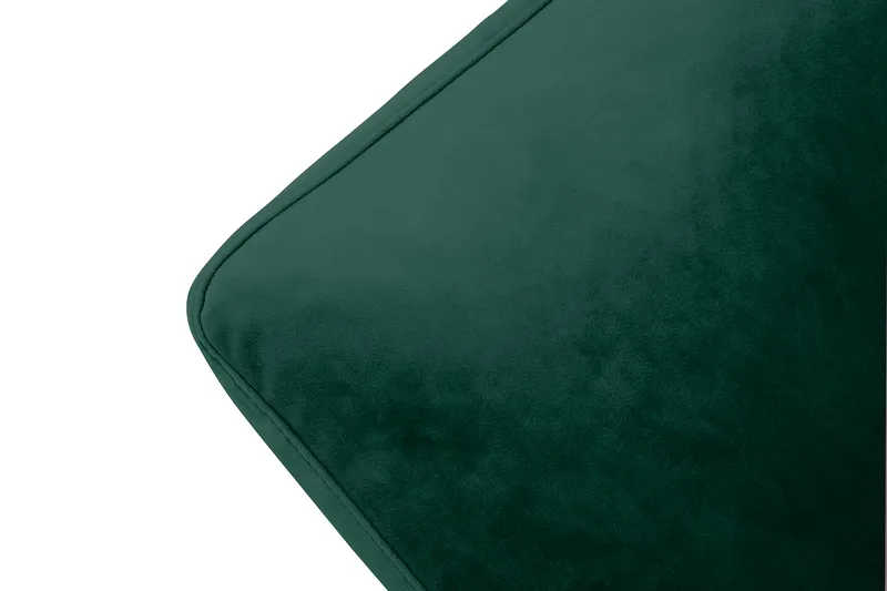 Andrew Lenestol med Fotskammel Fløyel - Mørkegrønn/Krom - Møbler - Stoler & lenestoler - Lenestoler - Howard lenestol