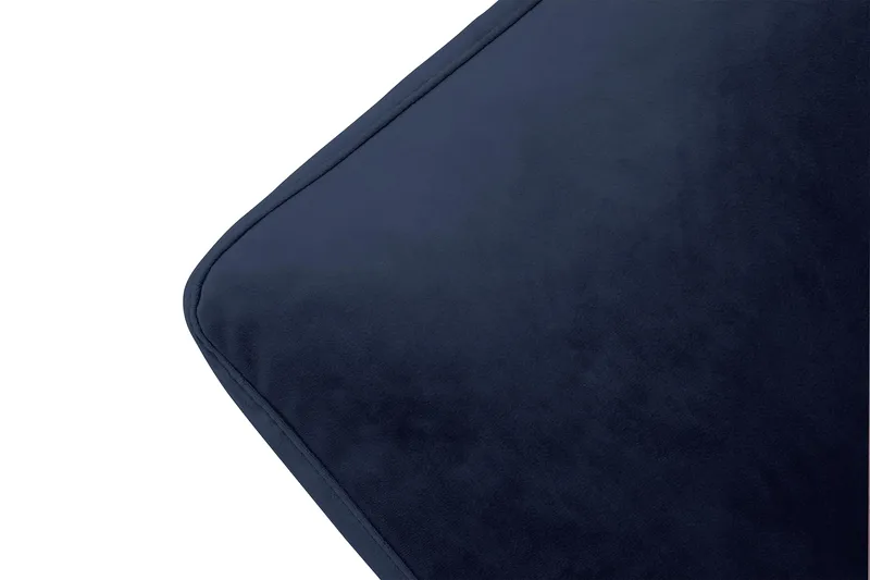 Andrew Lenestol med Fotskammel Fløyel - Midnattsblå/Messing - Møbler - Stoler & lenestoler - Lenestoler - Howard lenestol