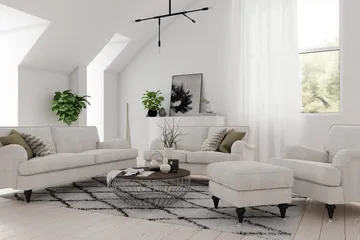 Howard Classic Lenestol - Beige - Møbler - Stoler & lenestoler - Lenestoler - Howard lenestol