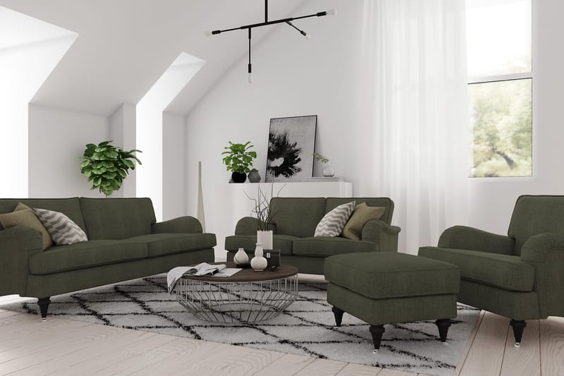 Howard Classic Lenestol - Olivengrønn - Møbler - Stoler & lenestoler - Lenestoler - Howard lenestol