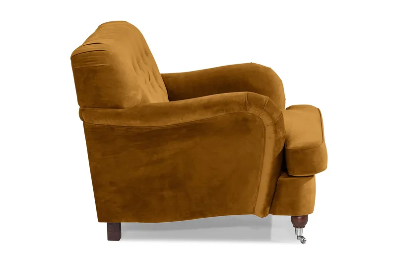 Howard Riviera Fløyelslenestol - Amber - Møbler - Stoler & lenestoler - Lenestoler - Howard lenestol
