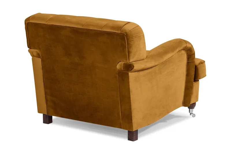 Howard Riviera Fløyelslenestol - Amber - Møbler - Stoler & lenestoler - Lenestoler - Howard lenestol
