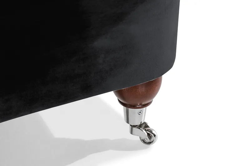 Howard Riviera Fløyelslenestol - Svart - Møbler - Stoler & lenestoler - Lenestoler - Howard lenestol