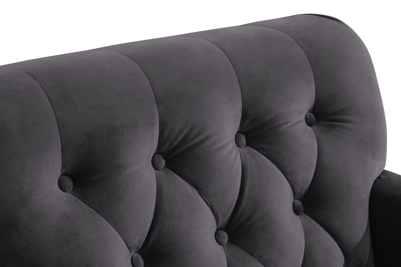 Howard Riviera Lenestol Fløyel - Mørkegrå - Møbler - Stoler & lenestoler - Lenestoler - Howard lenestol