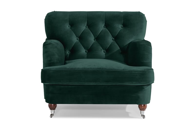 Howard Riviera Lenestol Fløyel - Mørkegrønn - Møbler - Stoler & lenestoler - Lenestoler - Howard lenestol