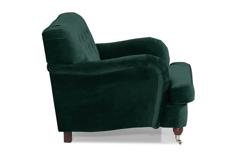 Howard Riviera Lenestol Fløyel - Mørkegrønn - Møbler - Stoler & lenestoler - Lenestoler - Howard lenestol