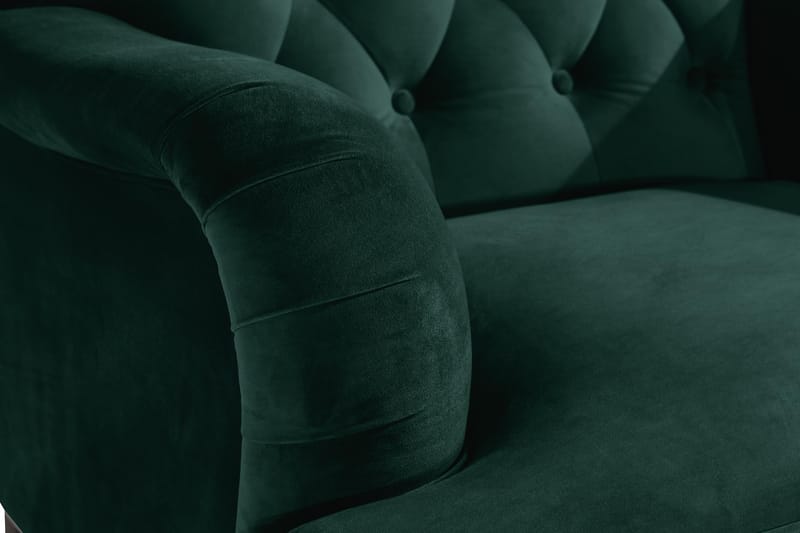 Howard Riviera Lenestol Fløyel - Mørkegrønn - Møbler - Stoler & lenestoler - Lenestoler - Howard lenestol