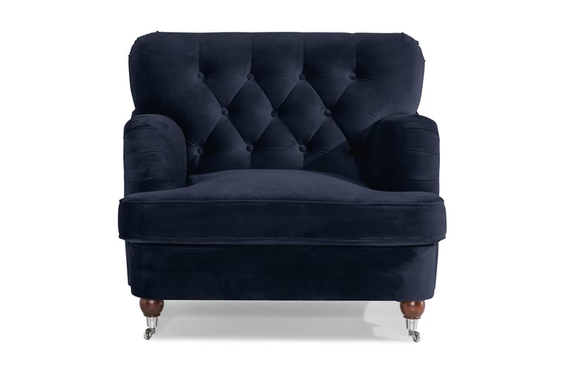 Howard Riviera Lenestol Fløyel - Midnattsblå - Møbler - Stoler & lenestoler - Lenestoler - Howard lenestol