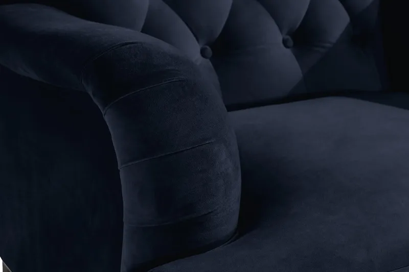 Howard Riviera Lenestol Fløyel - Midnattsblå - Møbler - Stoler & lenestoler - Lenestoler - Howard lenestol