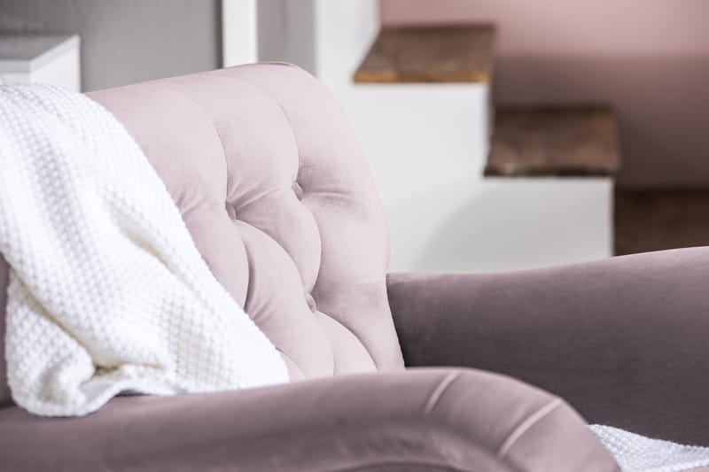 Howard Riviera Lenestol med Fotskammel - Lilla - Møbler - Stoler & lenestoler - Lenestoler - Howard lenestol