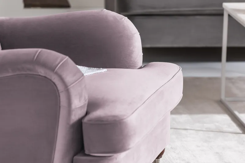 Howard Riviera Lenestol med Fotskammel - Lilla - Møbler - Stoler & lenestoler - Lenestoler - Howard lenestol