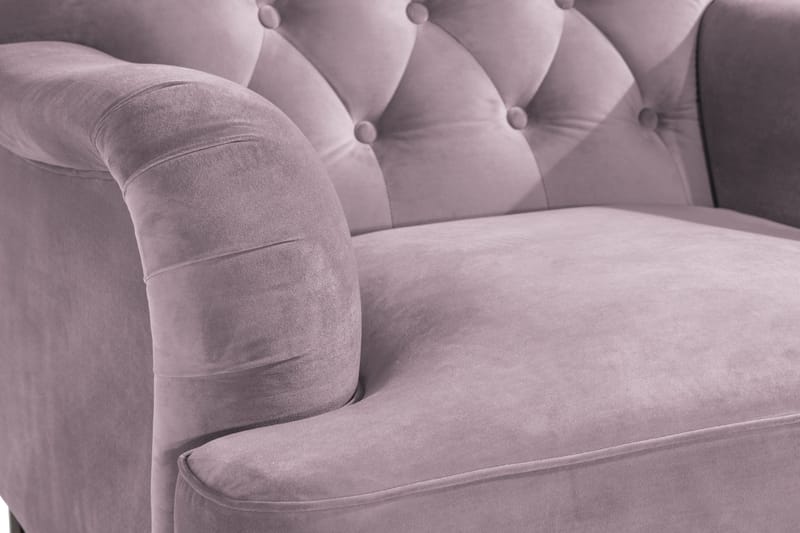 Howard Riviera Lenestol med Fotskammel - Lilla - Møbler - Stoler & lenestoler - Lenestoler - Howard lenestol