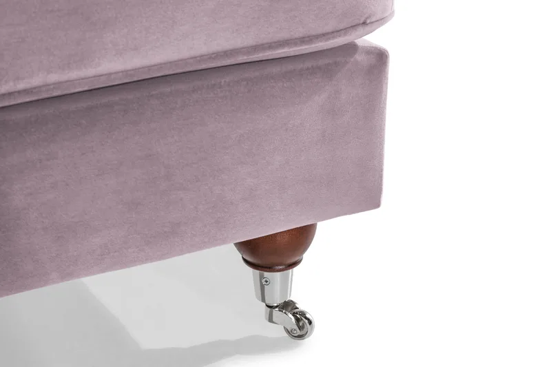 Howard Riviera Lenestol med Fotskammel - Lilla - Møbler - Stoler & lenestoler - Lenestoler - Howard lenestol