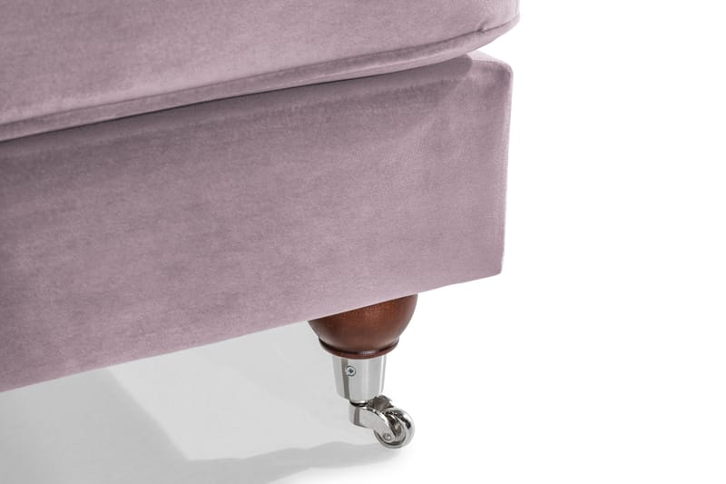 Howard Riviera Lenestol med Fotskammel - Lilla - Møbler - Stoler & lenestoler - Lenestoler - Howard lenestol