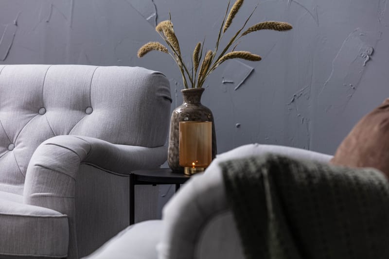 Howard Riviera Lenestol med Fotskammel - Lingrå - Møbler - Stoler & lenestoler - Lenestoler - Howard lenestol