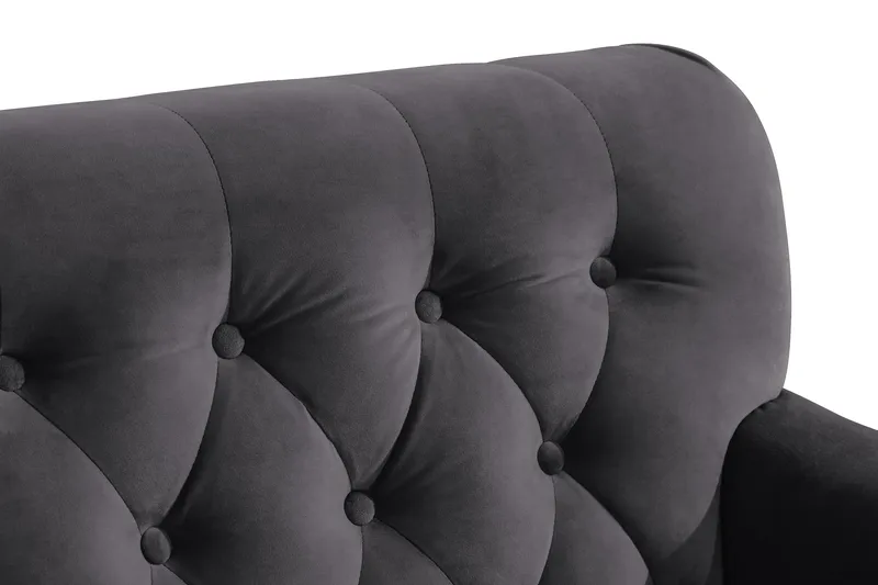 Howard Riviera Lenestol med Fotskammel - Mørkegrå - Møbler - Stoler & lenestoler - Lenestoler - Howard lenestol