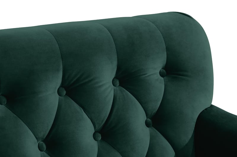 Howard Riviera Lenestol med Fotskammel - Mørkegrønn - Møbler - Stoler & lenestoler - Lenestoler - Howard lenestol