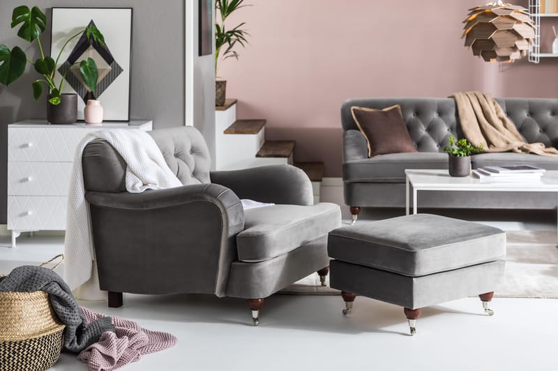 Howard Riviera Lenestol - Sølvgrå - Møbler - Stoler & lenestoler - Lenestoler - Howard lenestol