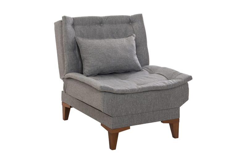 Hunterville Lenestol - Grå - Møbler - Stoler & lenestoler - Lenestoler