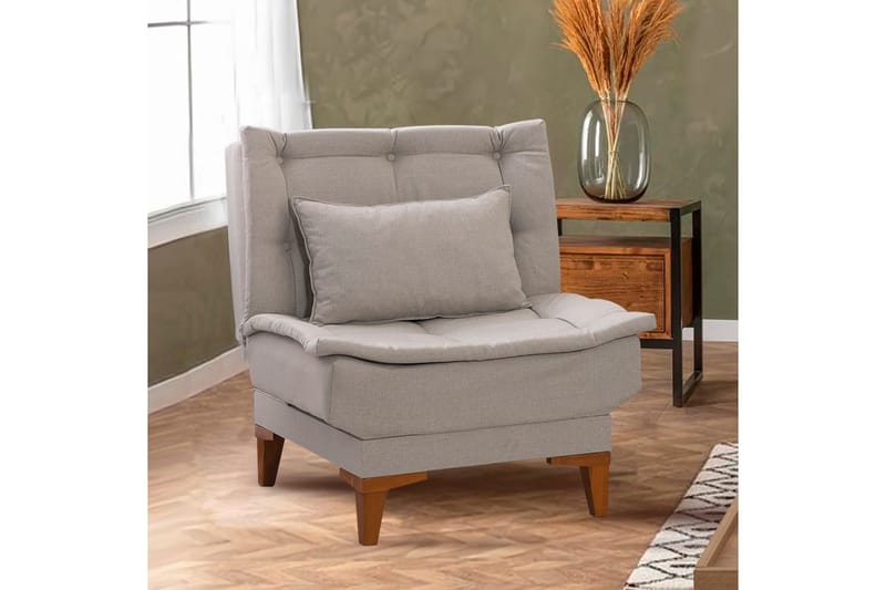 Hunterville Lenestol - Krem - Møbler - Stoler & lenestoler - Lenestoler