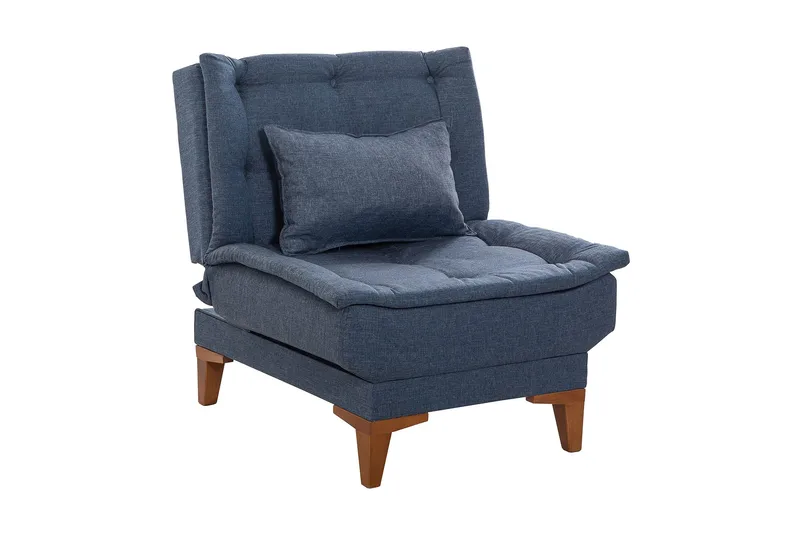 Hunterville Lenestol - Mørkeblå - Møbler - Stoler & lenestoler - Lenestoler - Lenestoler uten armlene