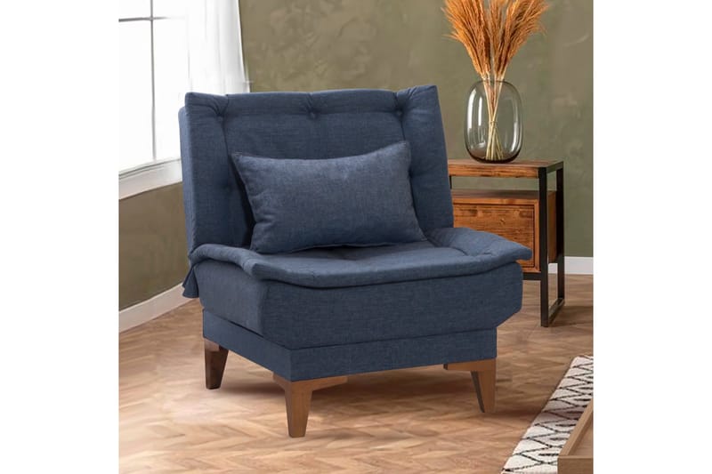 Hunterville Lenestol - Mørkeblå - Møbler - Stoler & lenestoler - Lenestoler - Lenestoler uten armlene