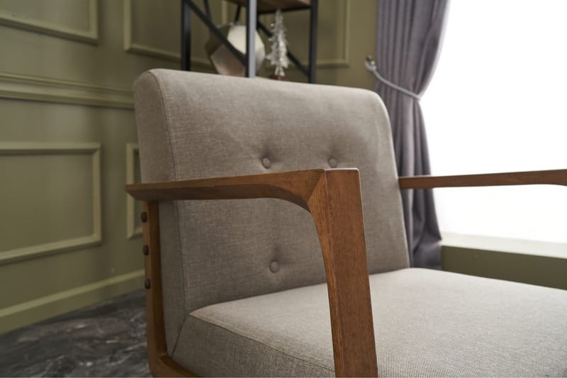 Husada Lenestol - Krem - Møbler - Stoler & lenestoler - Lenestoler