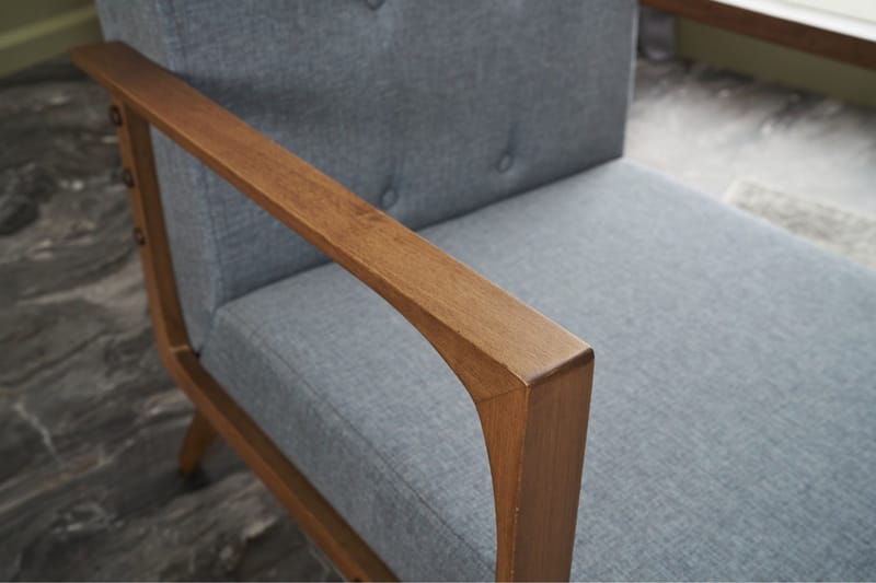 Husada Lenestol - Lyseblå - Møbler - Stoler & lenestoler - Lenestoler