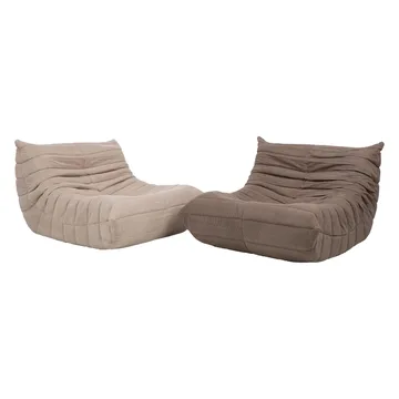 Hvilestol HOME4YOU Fiona Beige - beige - Møbler - Stoler & lenestoler - Lenestoler - Lenestoler uten armlene