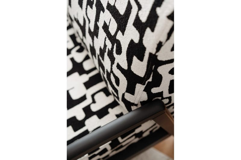 Illen Öronlappsfåtölj - Sort/Hvit - M øbler - Stoler & lenestoler - Lenestoler - Ørelappstol