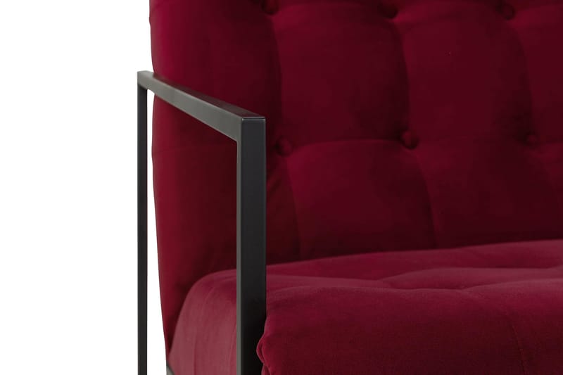 Indy Lenestol - Rød/Svart - Møbler - Stoler & lenestoler - Lenestoler