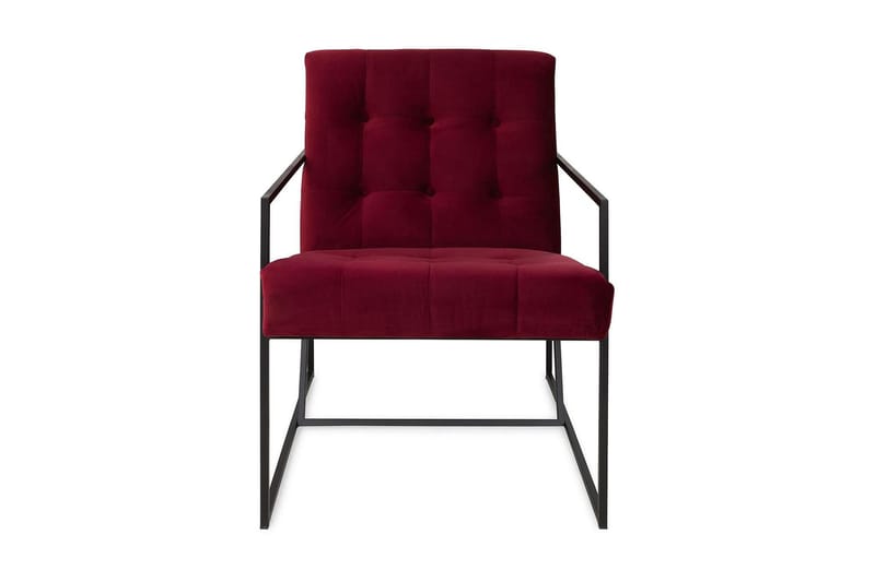 Indy Lenestol - Rød/Svart - Møbler - Stoler & lenestoler - Lenestoler