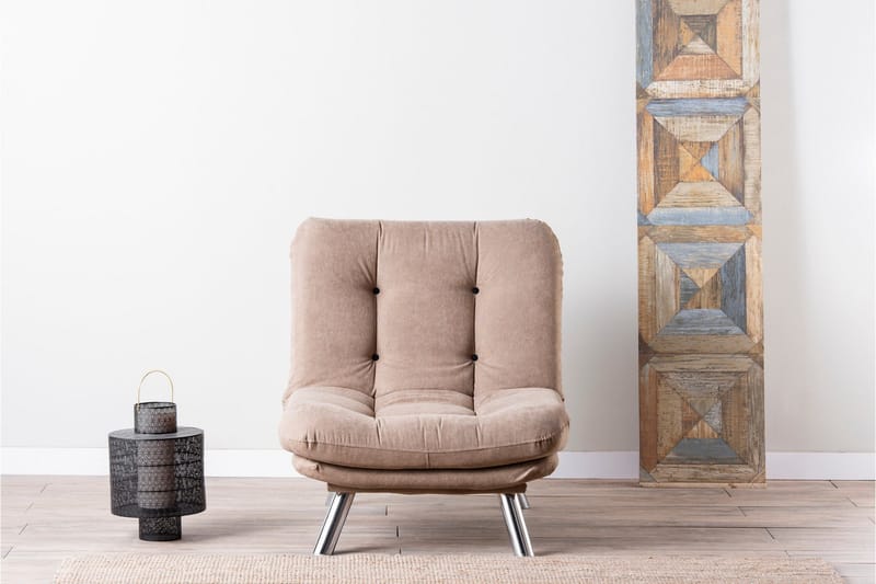 Janiece Lenestol - Brun - Møbler - Stoler & lenestoler - Lenestoler - Lenestoler uten armlene