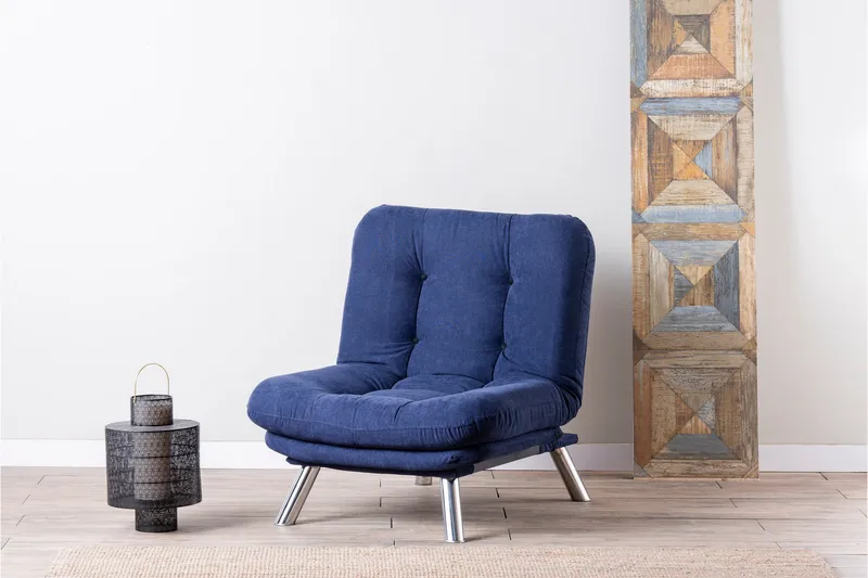 Janiece Lenestol - Marineblå - Møbler - Stoler & lenestoler - Lenestoler