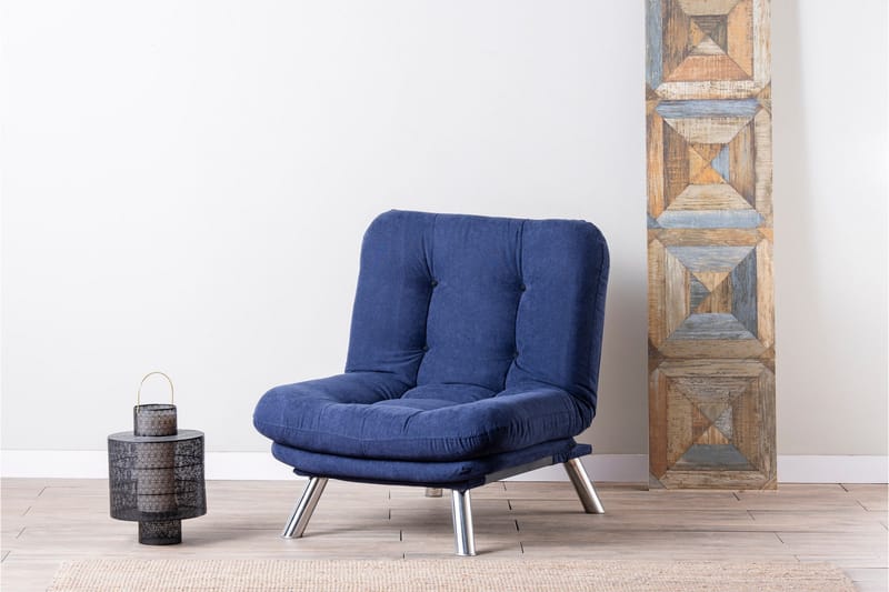 Janiece Lenestol - Marineblå - Møbler - Stoler & lenestoler - Lenestoler